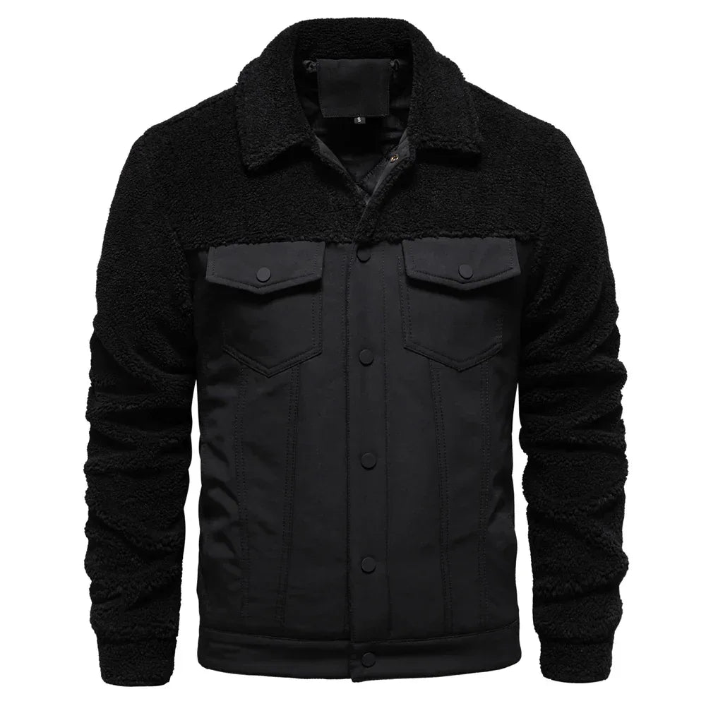 AIOPESON Men's Thick Sherpa Fleece Jackets - ShopHub