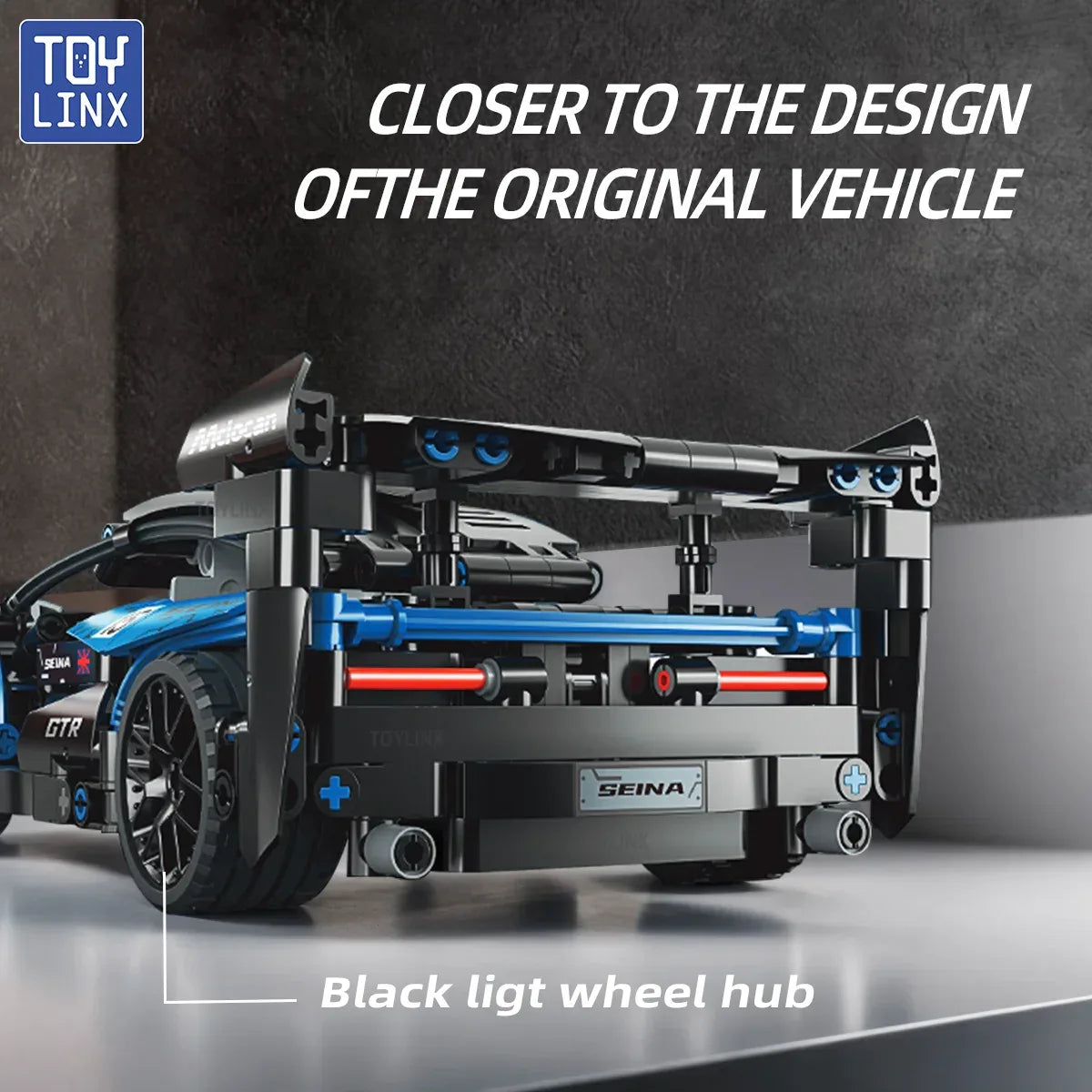 TOYLINX 1/18 Supercar Racing Building Block Set! - ShopHub