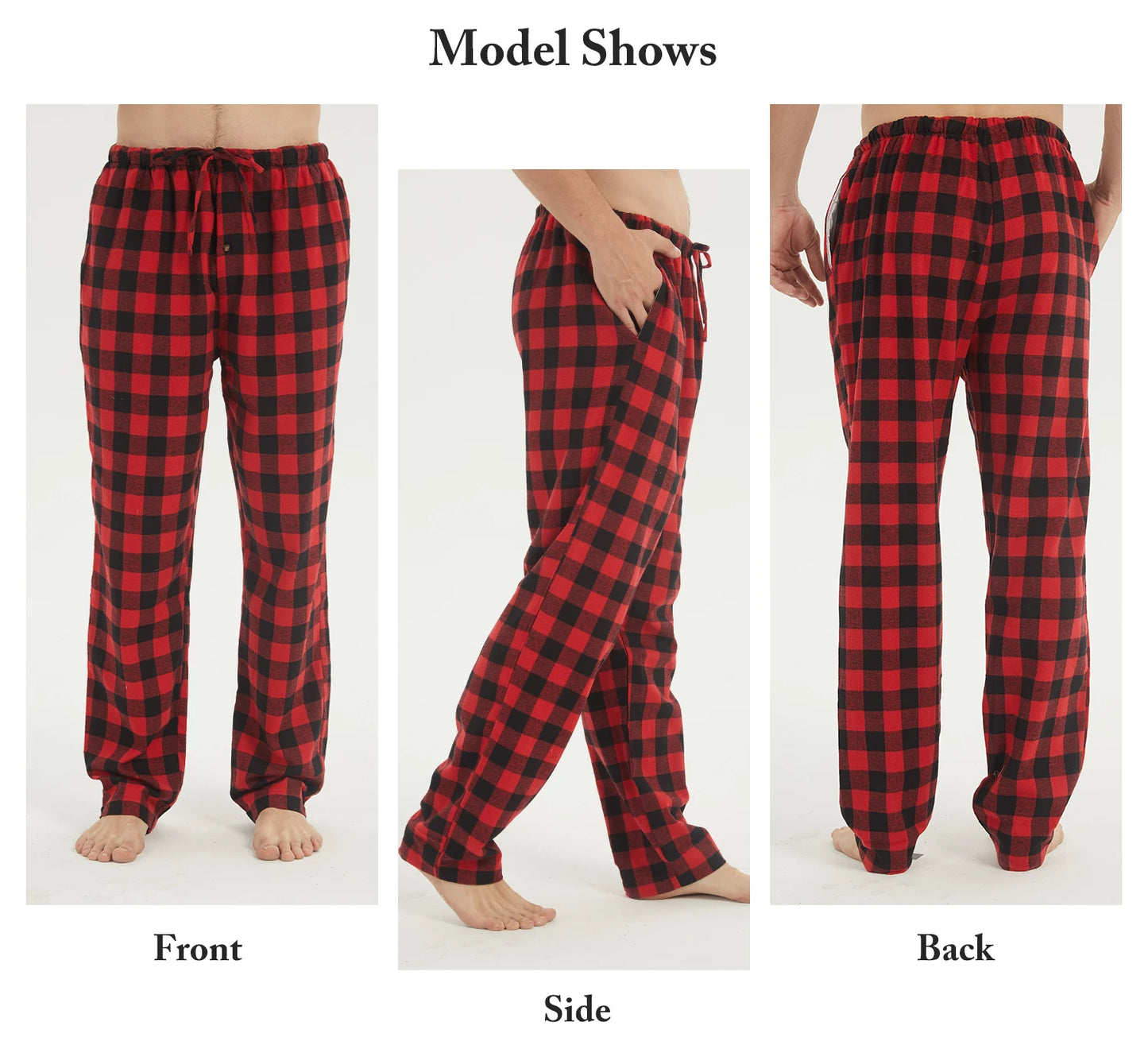 Mens Flannel Pajama Pants - Cozy Comfort for Perfect Lounging
