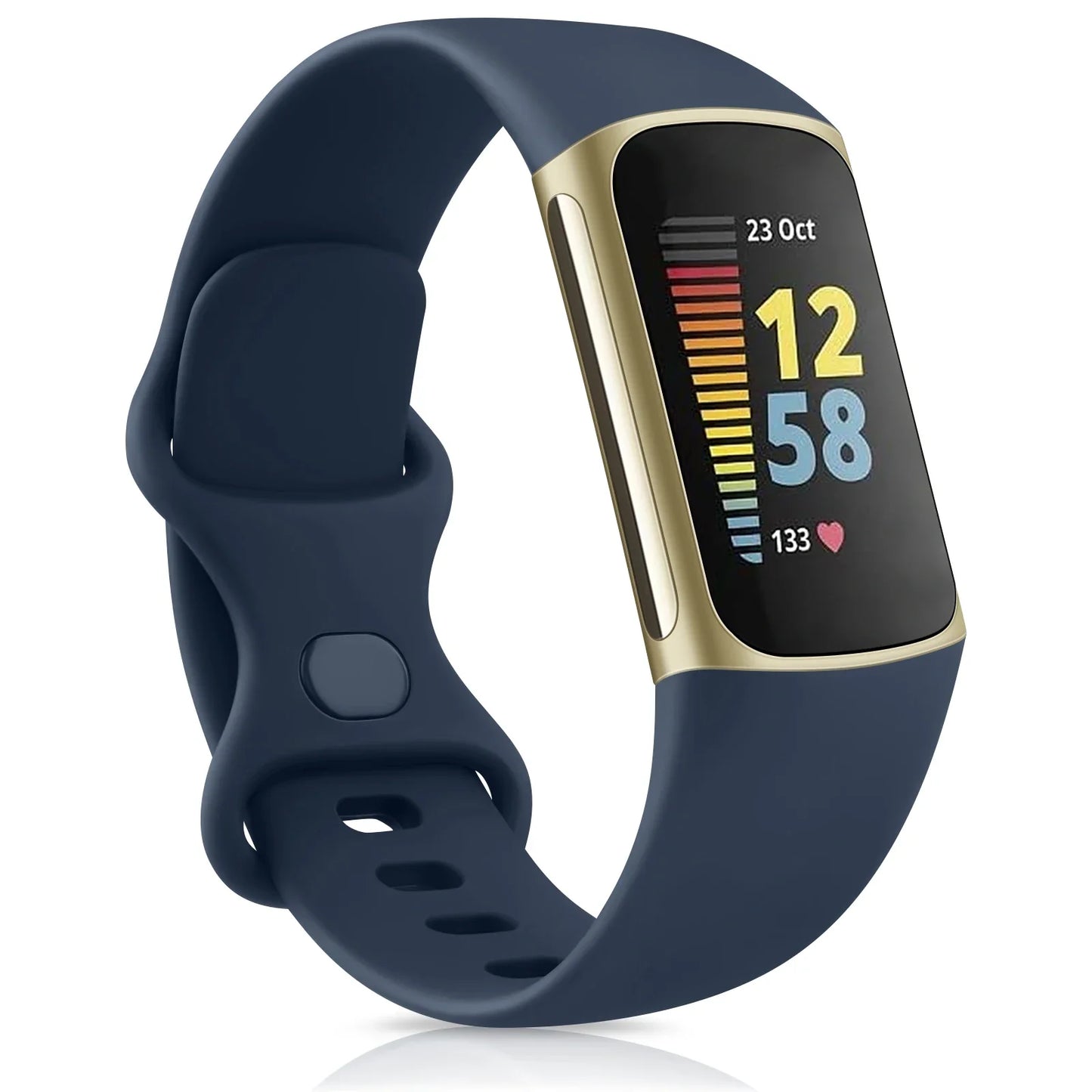 Silicone Sport Strap for the Fitbit Charge 5 Series (25 colours available) Habicare