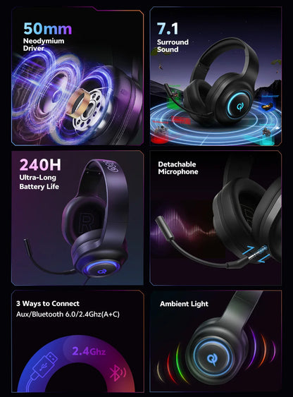 QCY Heroad V200 Gaming Headset