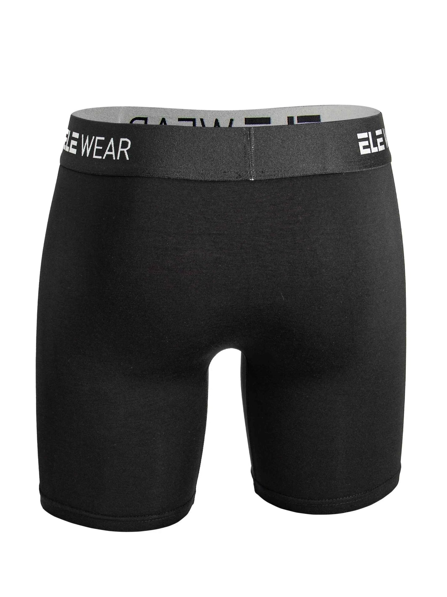 3pcs Bamboo Men's Sports Underwear Long Boxer Briefs, Moisture-Wicking Athletic Gear