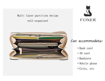 FOXER Women's Long Wallet