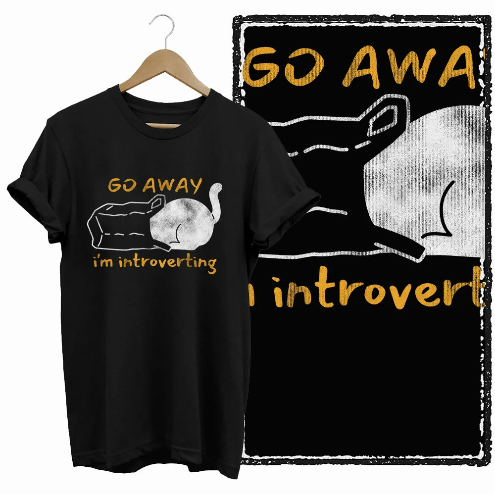 COOLMIND Black Cat Graphic T-Shirt | Women's 50-Design
