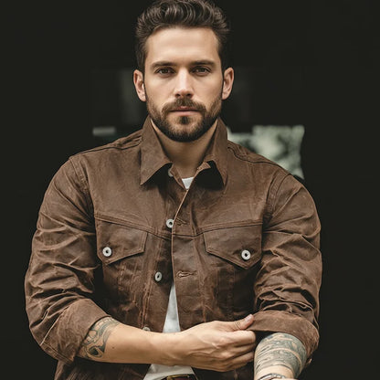 Maden Retro Heavyweight Canvas Oil Waxed Jacket
