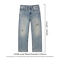 SIMWOOD High Standard 2026 Summer New Loose Relax 14oz Fabric Hole Ripped Jeans Men Vintage Streetwear Fashion Denim Pants