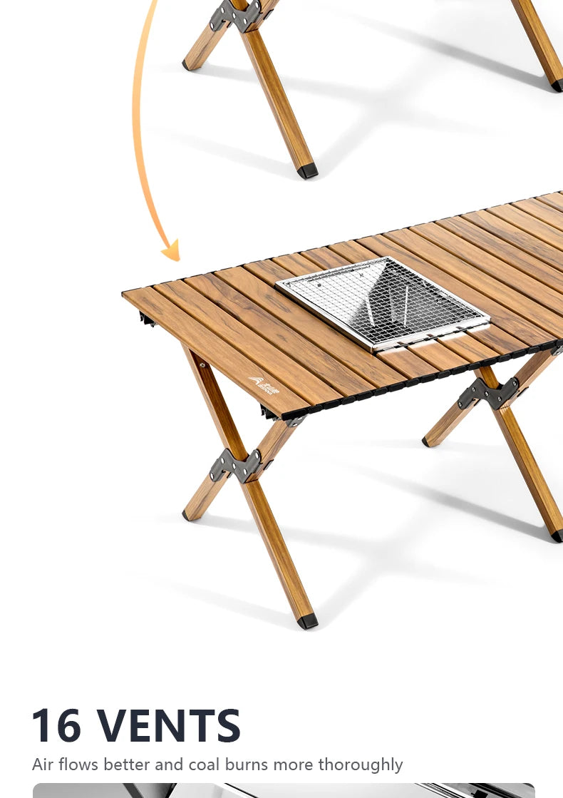 BISINNA Aluminum Alloy Custom Egg Roll Table