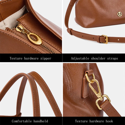 FOXER Genuine Leather Shoulder Bag