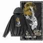 COOLMIND G24 Acid-Washed Black Graphic Hoodie