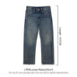 SIMWOOD High Standard 2026 Spring New 13oz Cotton Hemp Washed Vintage Jeans for Men,Classic Retro Casual Denim Trousers