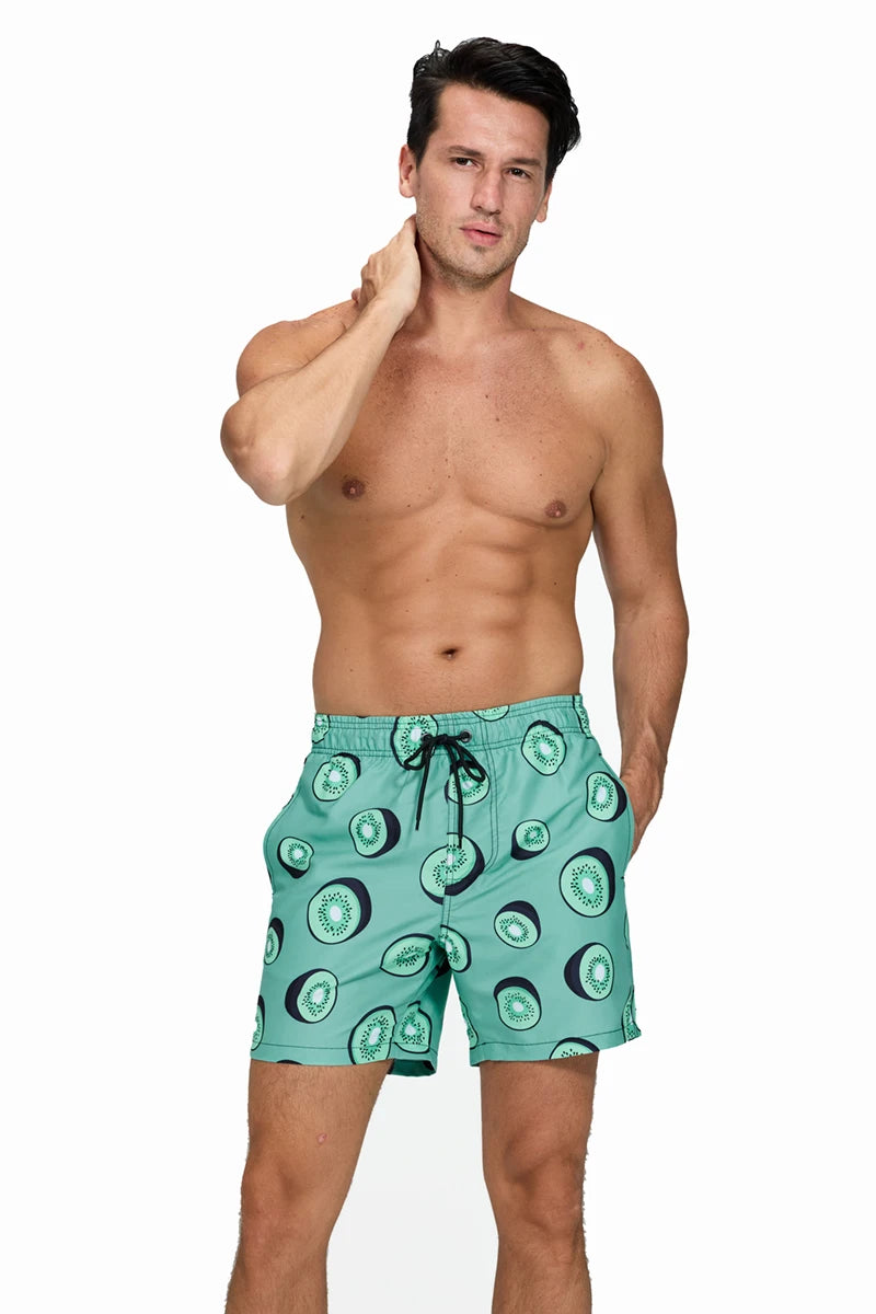 ShopHub NZ men's boardshorts in polyester with quick-dry, breathable mesh liner, ideal for gym or beach activities.