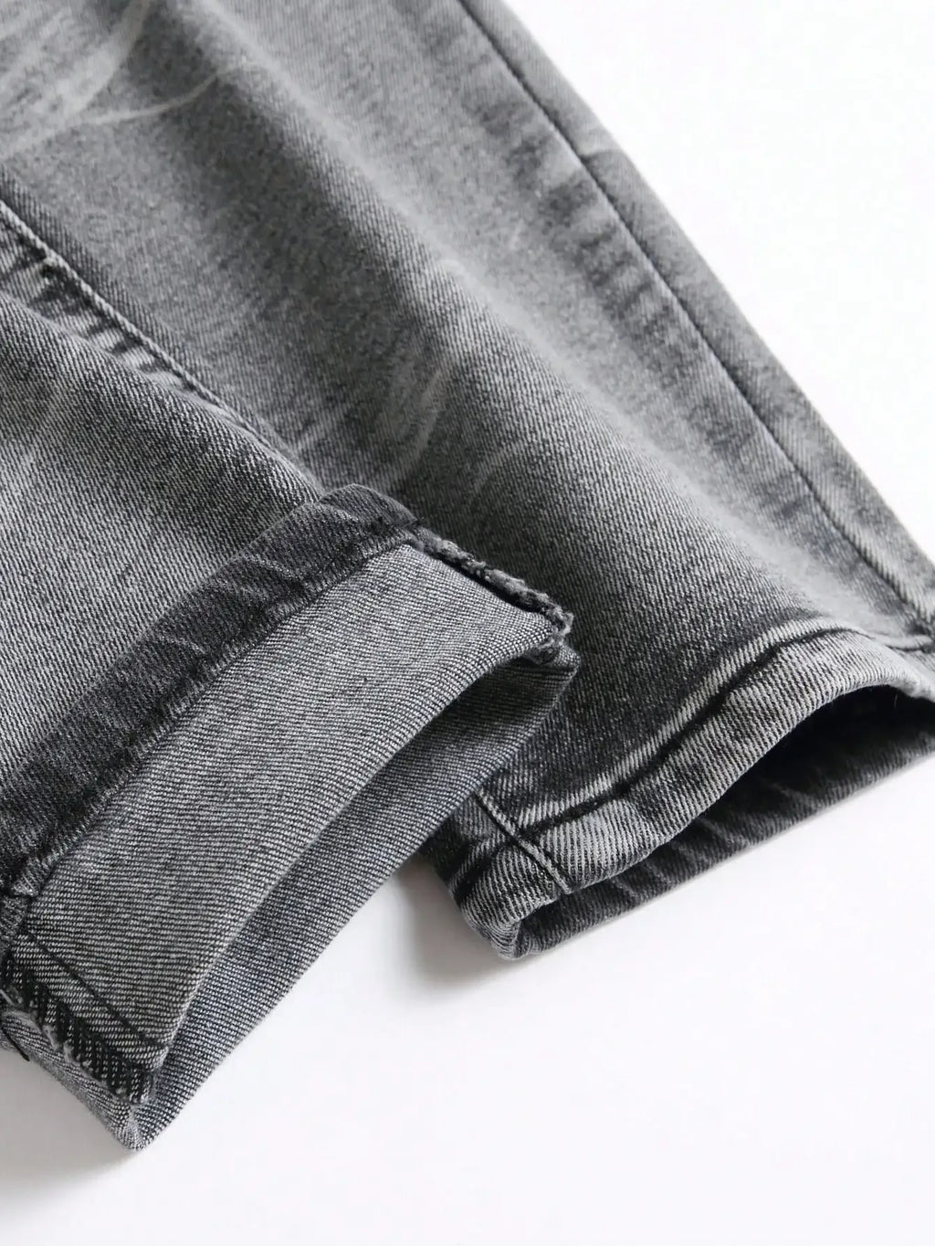 Men's Stretchy Denim Jeans Featuring Trendy Ripped Designs - ShopHub