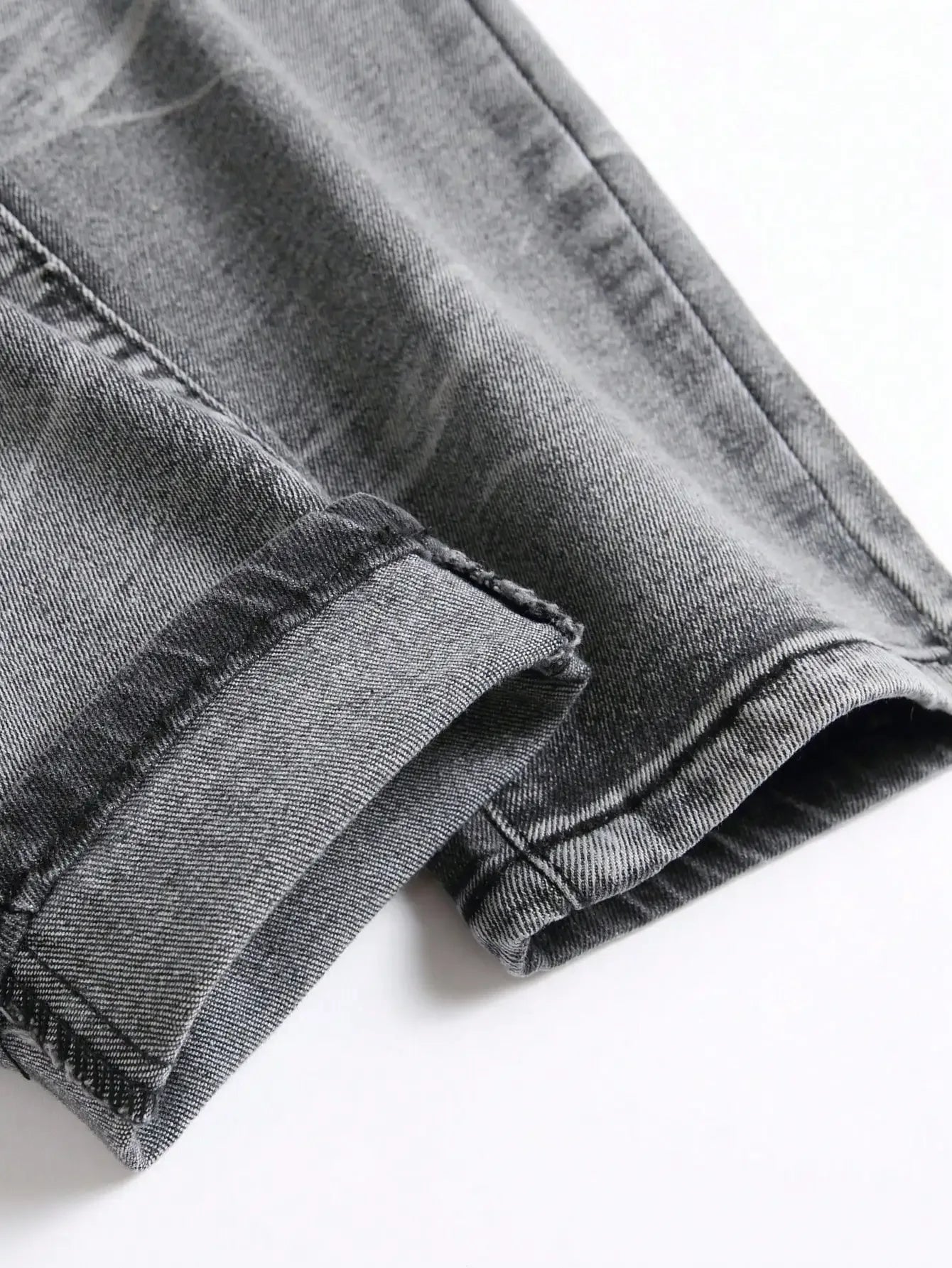 Men's Stretchy Denim Jeans Featuring Trendy Ripped Designs - ShopHub