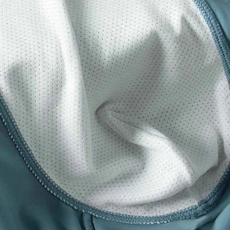 MiiOW 3Pcs Ice Silk Men Underwear Boxer 10A Antibacterial Men's Panties Mint Mesh Crotch Man Underpants Silky Smooth Boxershorts