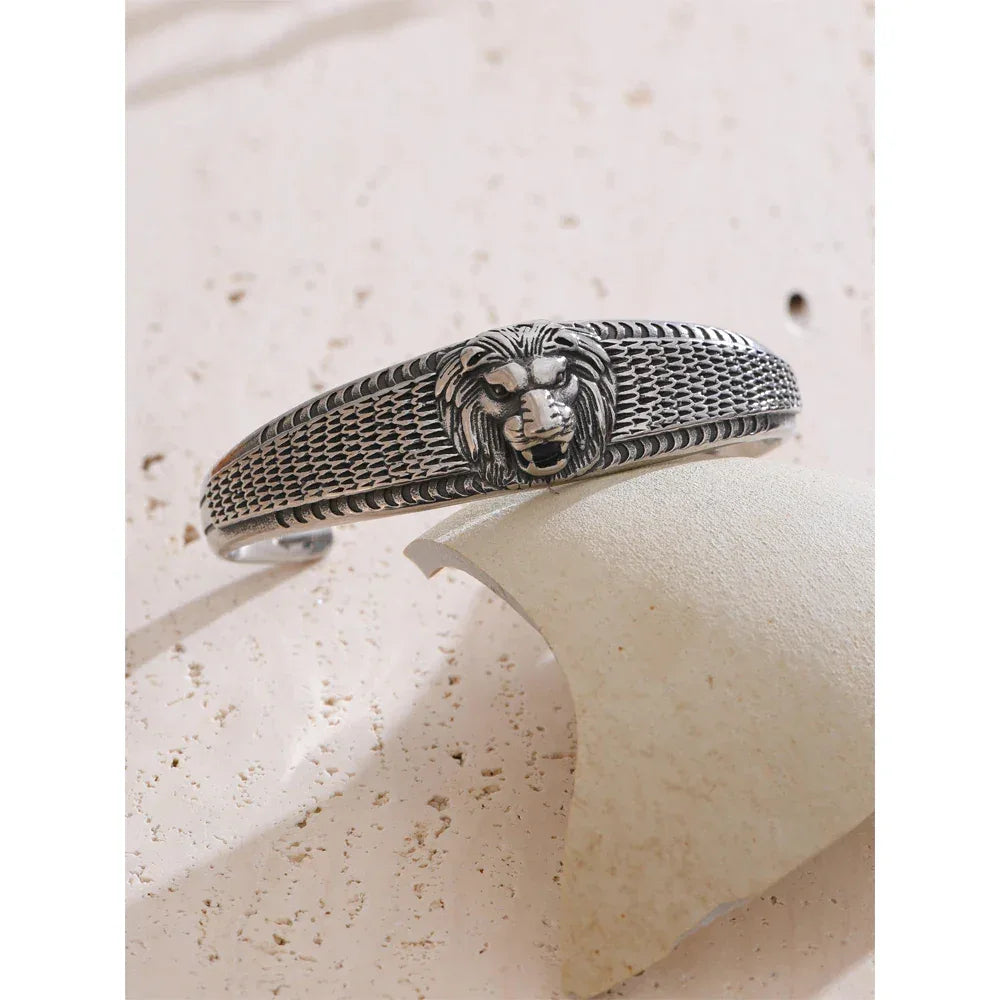 67mm Men's Jewelry Open Vintage Bracelet Bangle - ShopHub