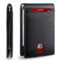 Rfid Carbon Fiber Men Wallets Man Card Holder Money Bag Slim Thin Mini Wallet Male Small Short Purse Black Walet Billfold Vallet