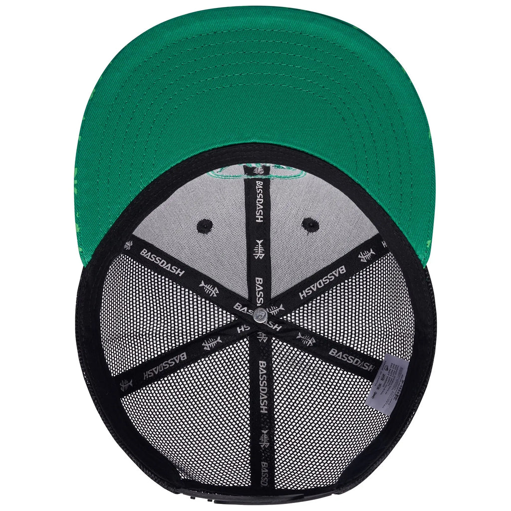 BASSDASH Flat Brim Trucker Cap