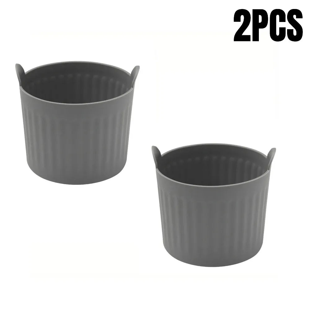 2/4Pcs Silicone Air Fryer Baking Molds