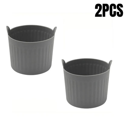 2/4Pcs Silicone Air Fryer Baking Molds