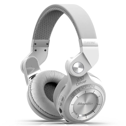 Bludio T2 Plus Headset - Foldable Wired & Wireless Headphones with FM Radio and 32G TF Card Support for Travel, Work, and Music