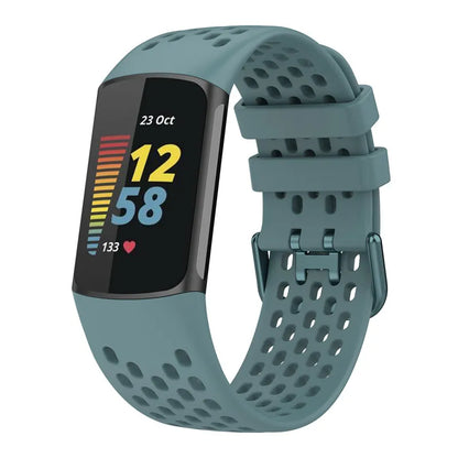 Rubber Sport Strap for the Fitbit Charge 5/6 Series (available in 21 colours) Habicare