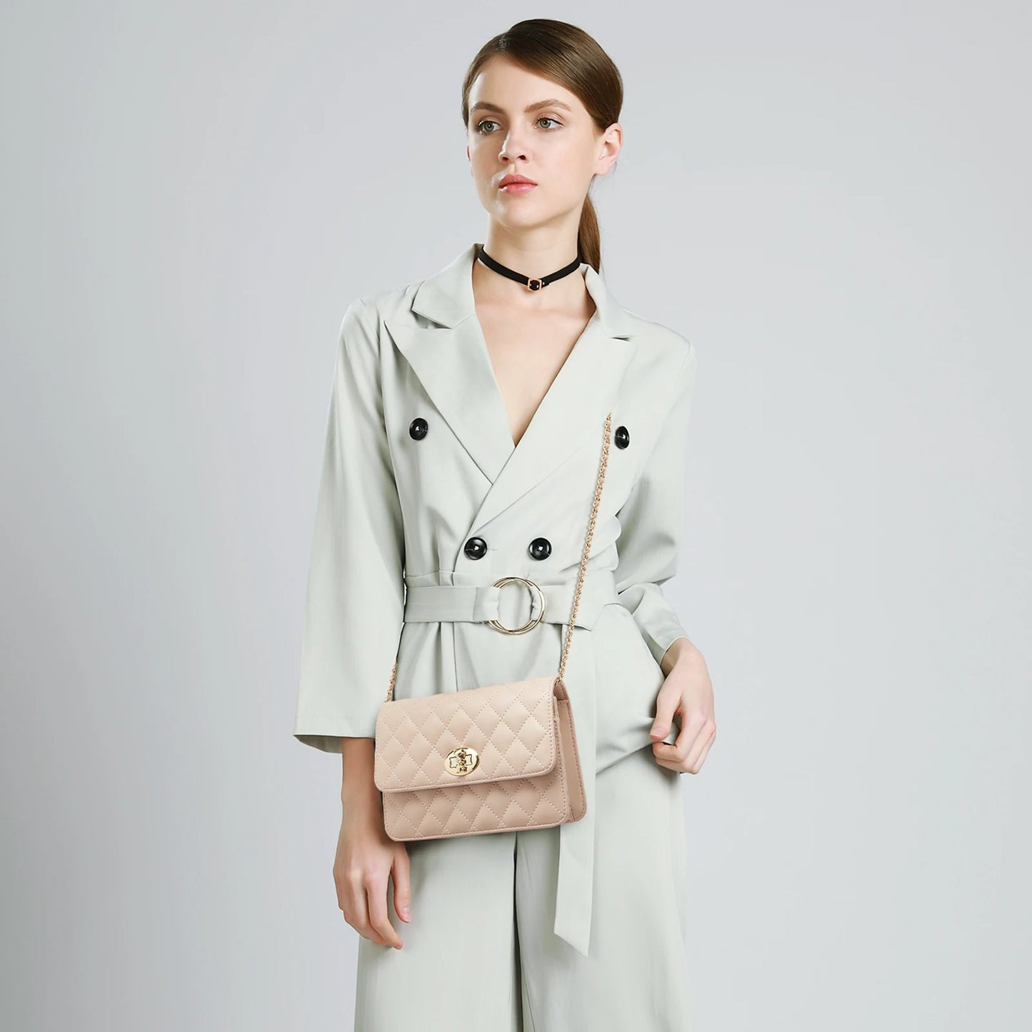 FOXER Split Leather Women's Shoulder & Crossbody Bag