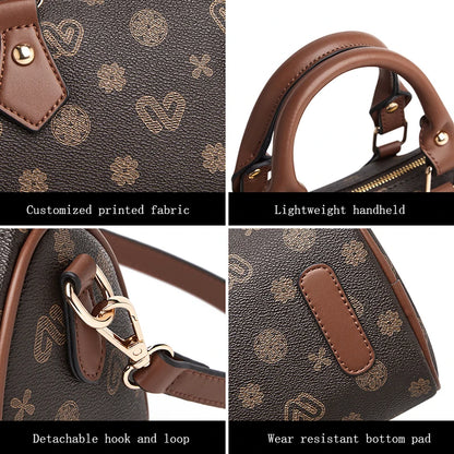 FOXER PVC Women's Vintage Boston Handbag