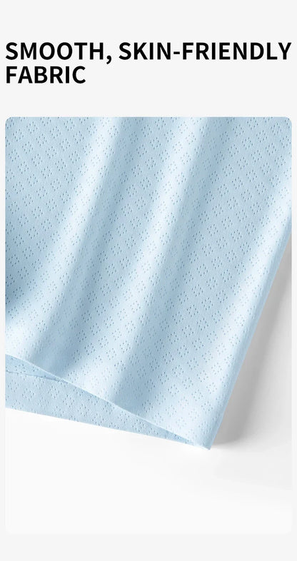 MiiOW Men's Antibacterial Boxers - 3Pcs Ice Silk Breathable Mesh Underwear