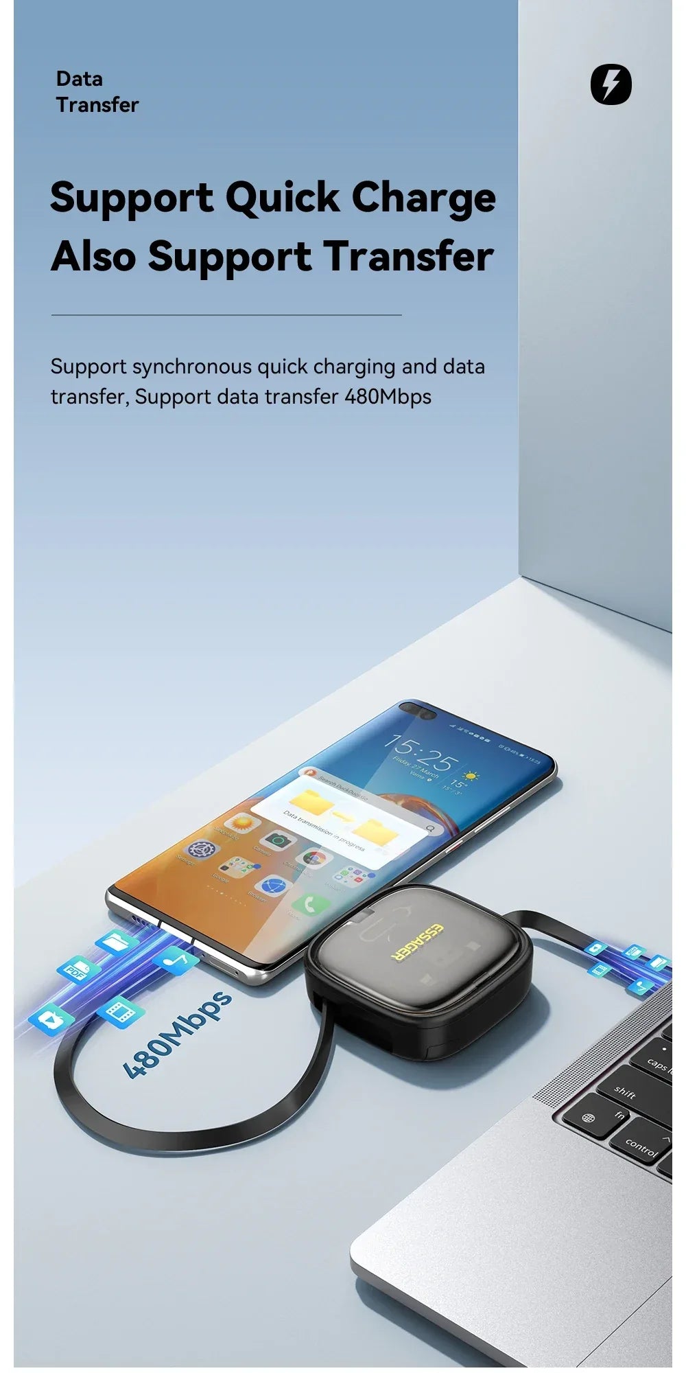Essager USB C to Type C Cable - ShopHub