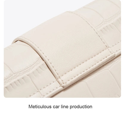 FOXER Split Leather Fashion Women Shoulder Bag Lady Crossbody Handbag Gift for Wife, Girlfriend
