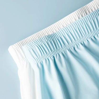 MiiOW Men's Ice Silk Boxer Shorts 3Pcs Breathable Underwear Large Size