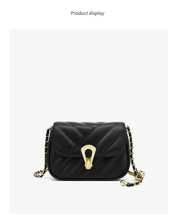 FOXER Women's Quilted Shoulder Bag