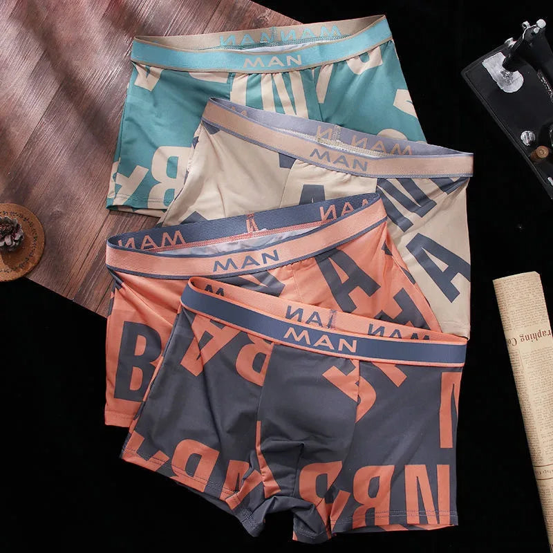 4 Pack Men's Boxer Shorts - ShopHub