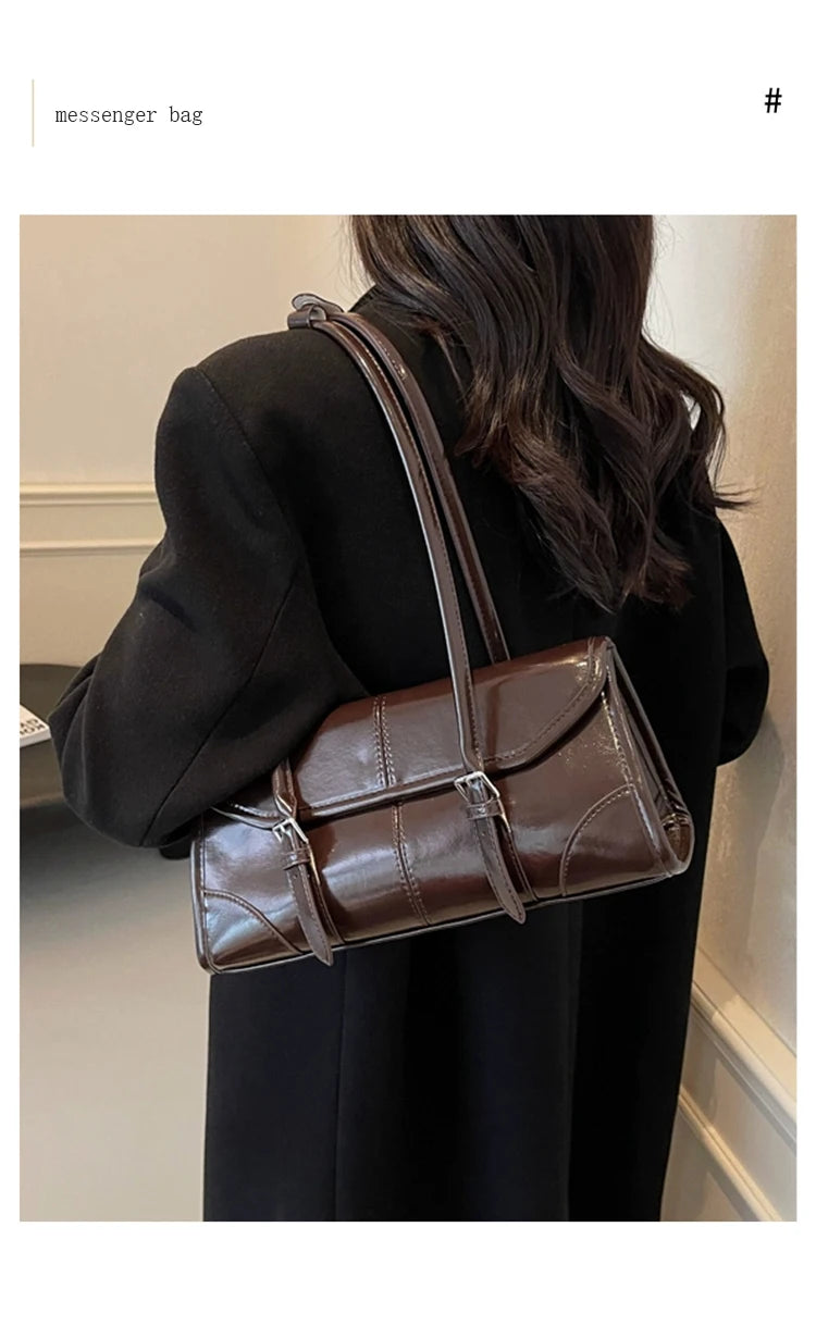 FOXER Women's Genuine Leather Shoulder Bag