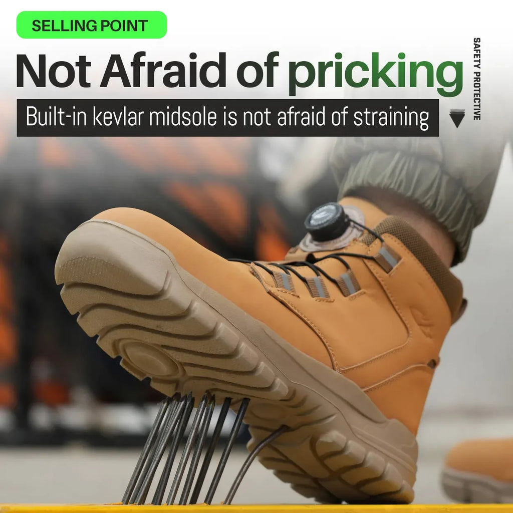 Kankeirr Men's Steel Toe Safety Boots - ShopHub