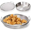 Stainless Steel Oil Filter Tray with Handle, 20cm Strainer Basket for Frying