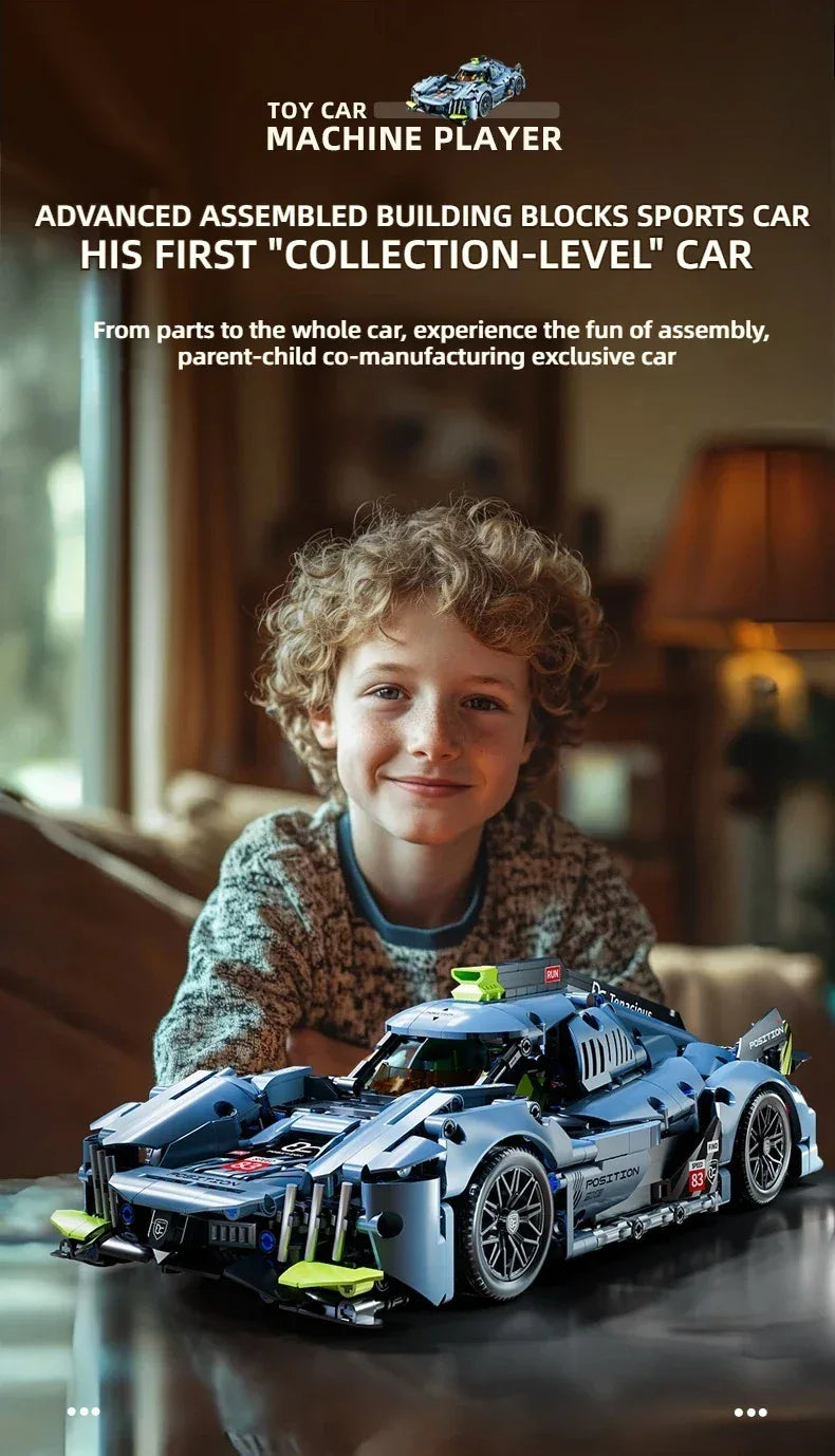 TOYLINX 1:14 Racing Car Building Blocks - ShopHub