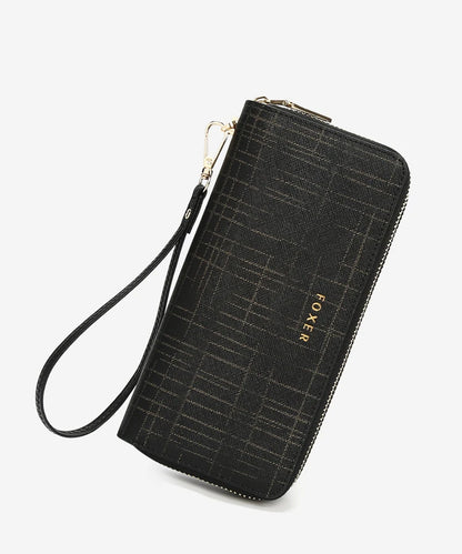 FOXER Split Leather Women's Long Wallet
