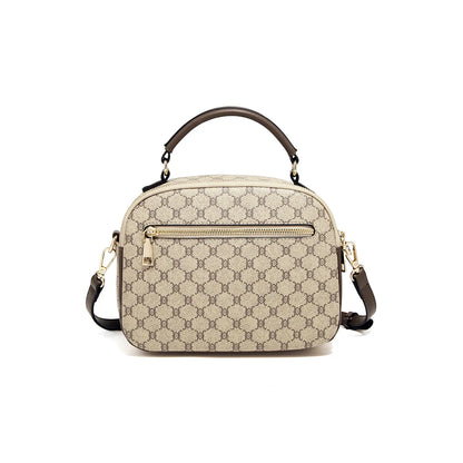 FOXER Lady's Shoulder Bag PVC Leather Casual Handbag Vintage Female Crossbody Bag Fashion Commute Boston Bag