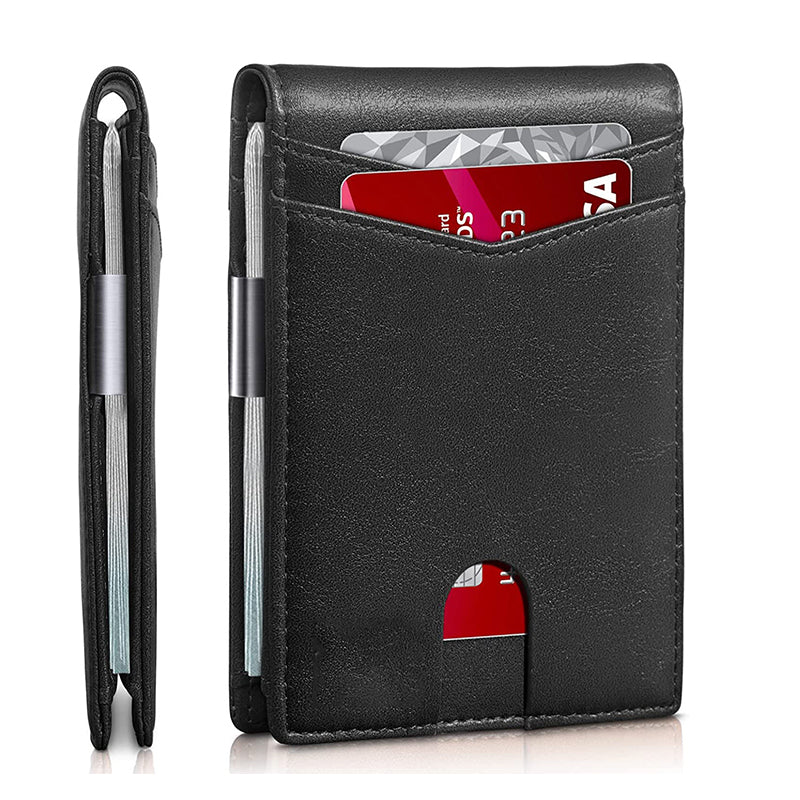 Rfid Microfier Leather Men's Luxury Wallets