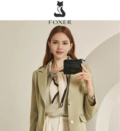 FOXER PU Leather Short Wallet