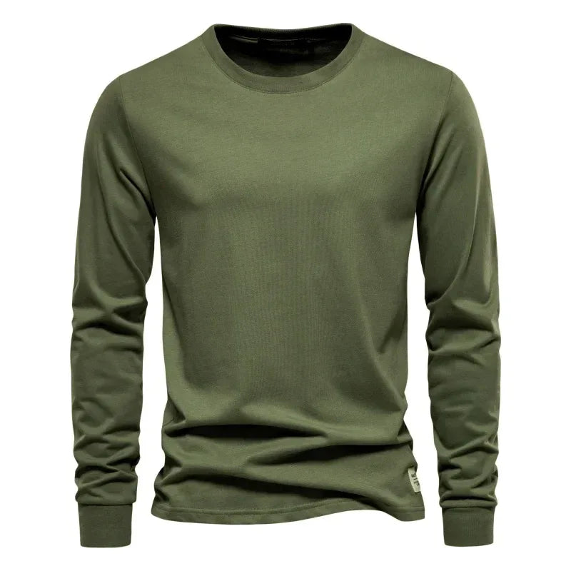 AIOPESON Solid Colour Cotton Shirts - ShopHub