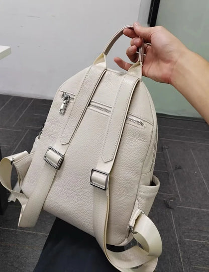ZOOLER Full Skin 100%Genuine Leather Backpack Black Women's New Fashion Large Travel Bag Designer Business Need #SC1518