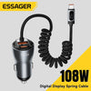 Essager 108W Car Charger USB-C & USB-A Ports