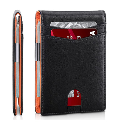 Rfid Microfier Leather Men's Luxury Wallets