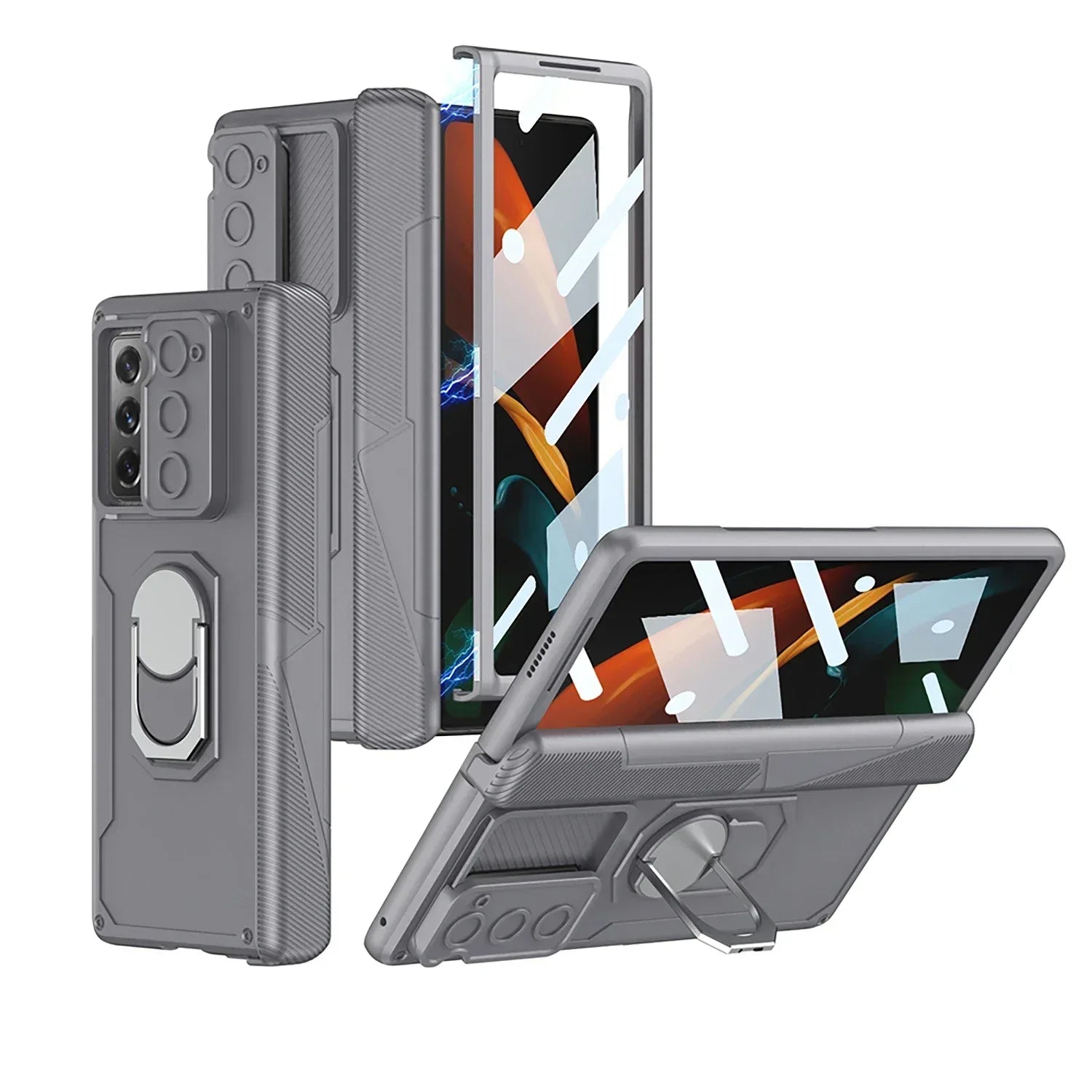 GKK Magnetic Hinge Armor Plastic Case for Galaxy Z Fold 2 - ShopHub