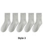 Cotton Sport Socks – 5 Pairs (Ages 3–13) (5 colours available) Habicare