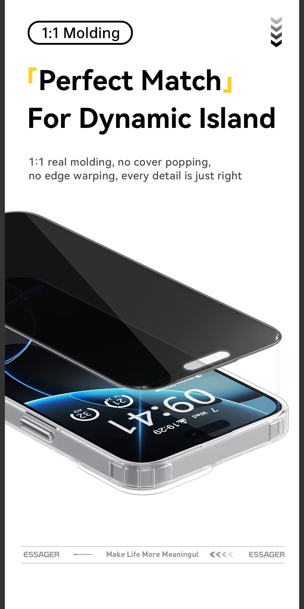 Essager 2Pcs Anti-Peeping Glass for iPhone 16, 15, 14, and 13 Pro Max Plus - ShopHub