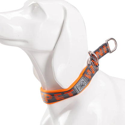 Truelove P Chain Pet Reflective Collar Nylon Best Neoprene Padded Half Choke Training Lightweight Washable Sports YC1852