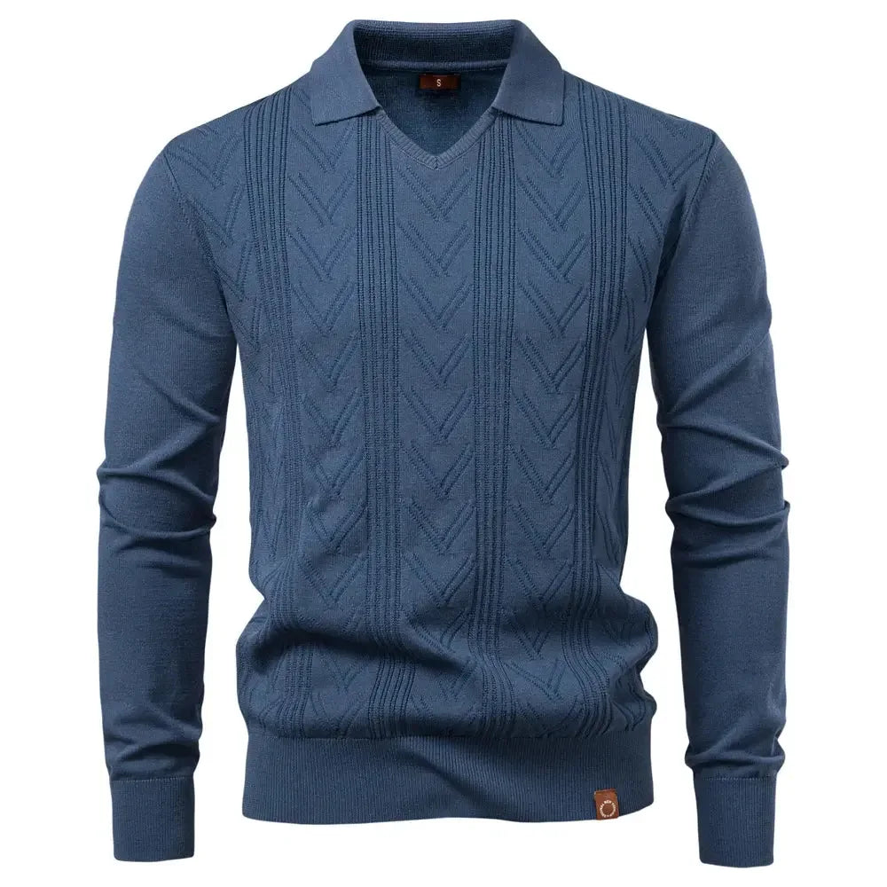 AIOPESON Modern V-Neck Jumpers - ShopHub